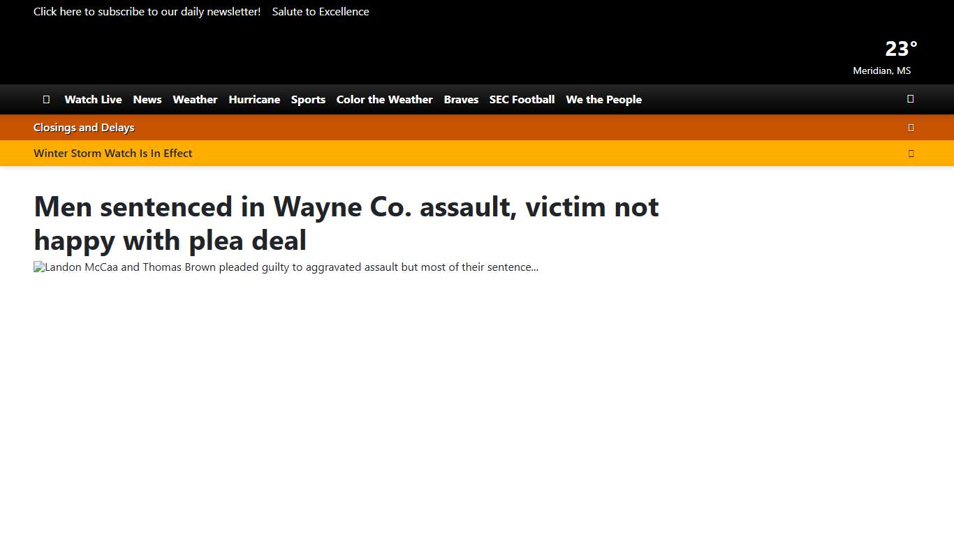 Men sentenced in Wayne Co. assault, victim not happy with plea deal